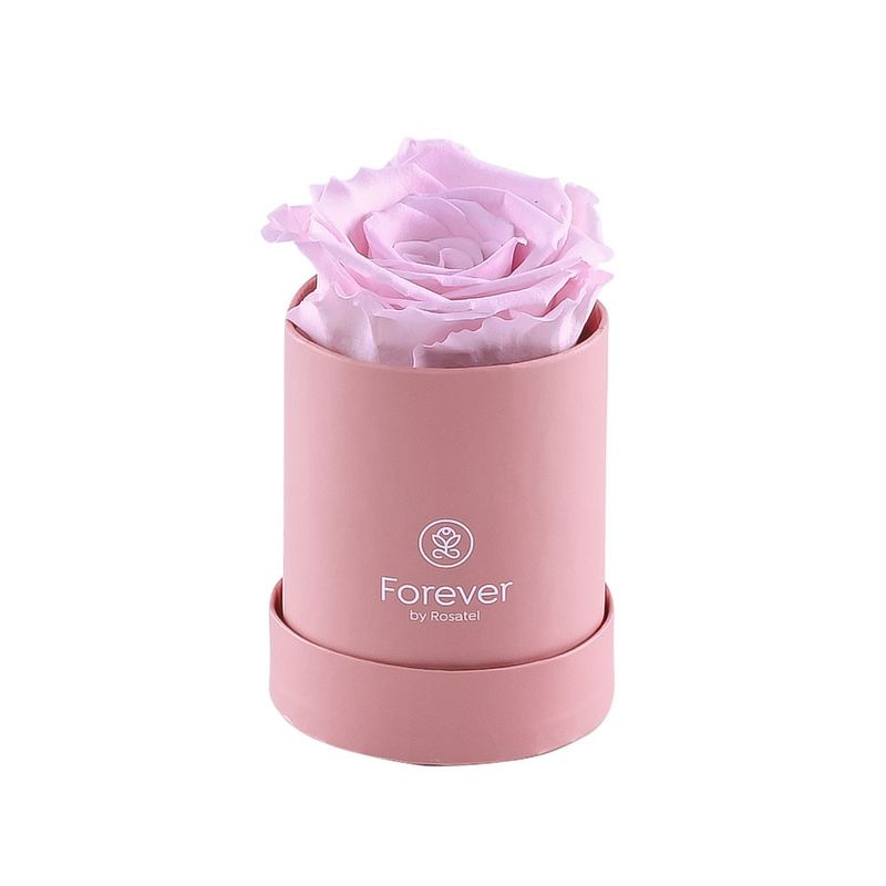 mini-sombrerera-fucsia-forever-con-rosa-preservada