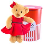 huguette-con-vestido-rojo