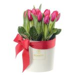 sombrerera-crema-mediana-con-cinta-roja-y-10-tulipanes-rojos