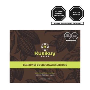 Kusikuy Trufas de Chocolate 12 Unids