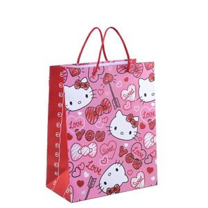 Bolsa Mediana Línea Corazones de Hello Kitty