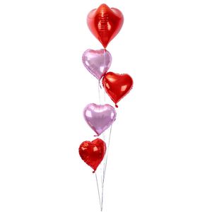 Bouquet Globos Amor Corazones