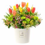sombrerera-crema-mediana-tulipanes-primaverales