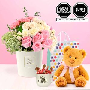 Arreglo Rosas Flores Hugo y Chocolates