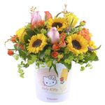 sombrerera-linea-floral-hello-kitty-girasoles-y-flores