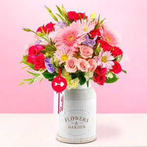 Arreglo Vintage Mini Rosas