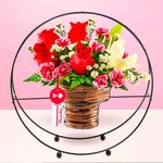 arreglo-aro-rosas-y-flores