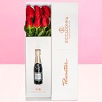 caja-rosatel-con-6-rosas-rojas-y-riccadonna-asti-200-ml