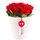 Arreglo floral rosas rojas de amor Rosatel