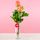 Regala flores 2 rosas naranjas en florero armonía Rosatel