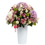 Flores de colores y rosas en arreglo elegancia Rosatel